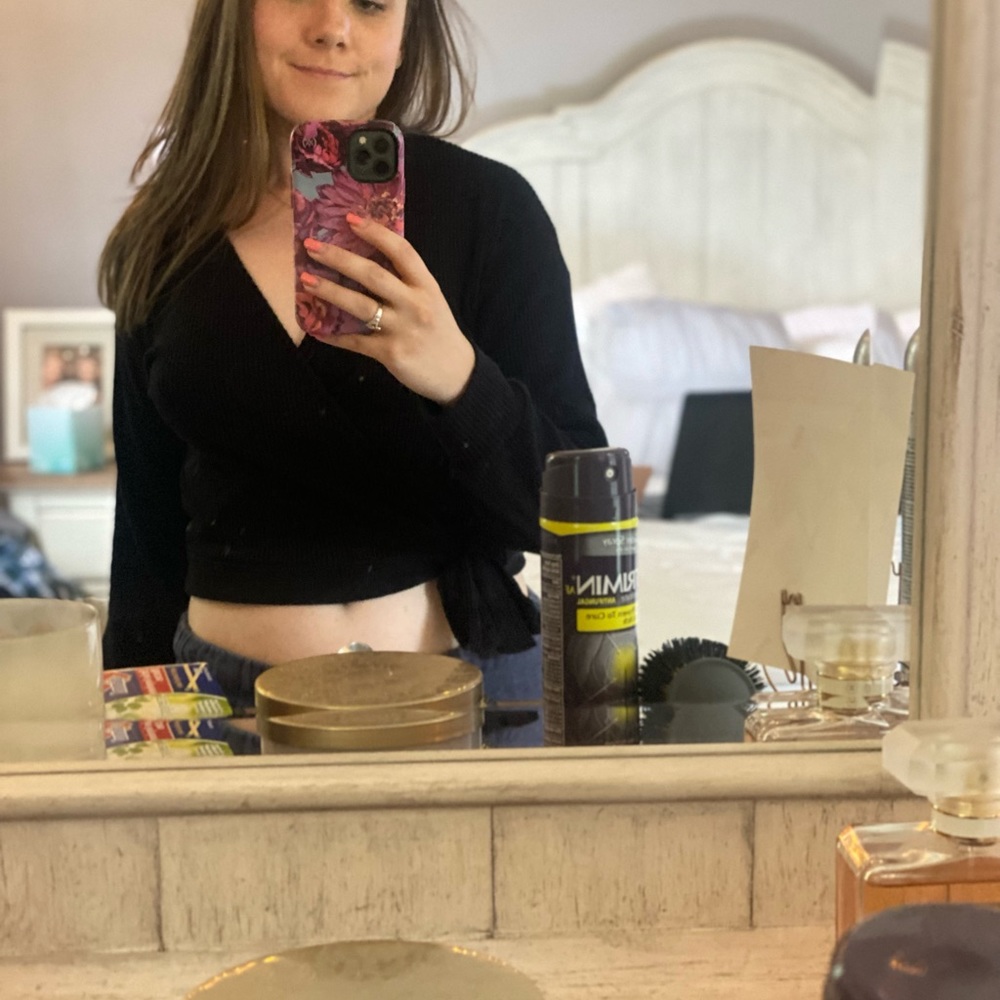 Perfect for fall wrap sweater